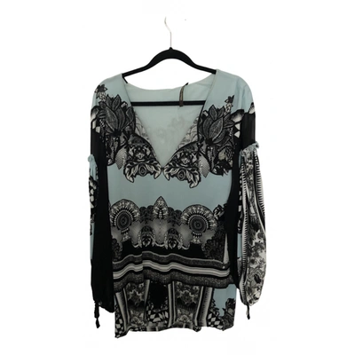 Pre-owned Roberto Cavalli Tunic In Blue