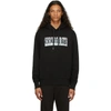 VERSACE JEANS COUTURE BLACK LOGO HOODIE