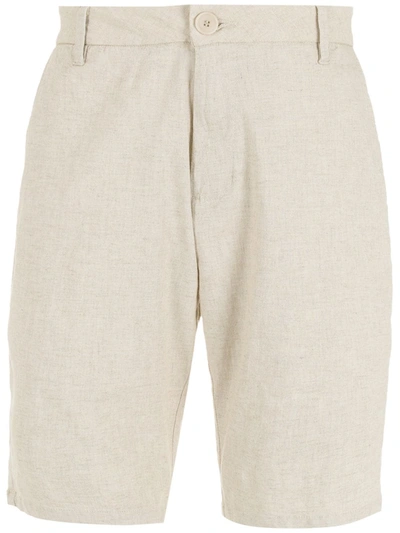 Osklen Knee-length Chino Shorts In Neutrals