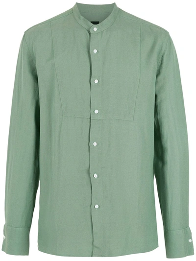 Osklen Underlay Long-sleeved Shirt In Green