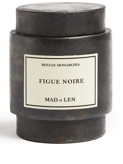 Mad Et Len Monarchia Figue Noire 大豆蜡蜡烛 In Black