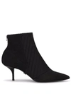 DOLCE & GABBANA POINTED TOE ANKLE BOOTS