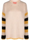 LA DOUBLEJ CREW BOY STRIPED JUMPER