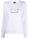 EA7 铆钉细节长袖T恤