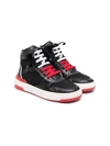 GIVENCHY LOGO-PRINT LACE-UP SNEAKERS