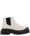 Stuart Weitzman Round Head Design And Ankle Boots In White