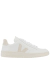 Veja V-12 Sneakers Beige In White