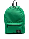 Alexander Mcqueen Logo-patch Detail Backpack In Green