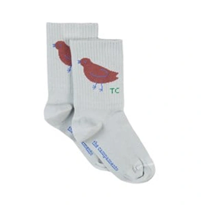 The Campamento Babies'  Blue Bird Socks