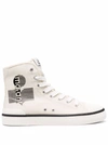 Isabel Marant Off-white Bankeen High Sneakers In White