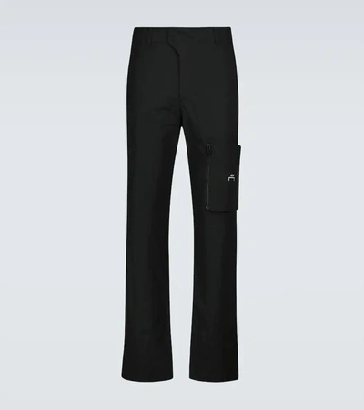 A-cold-wall* Side Patch Pocket Straight Trousers In Black