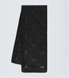 SAINT LAURENT QUILTED PUFFER SCARF,P00579435