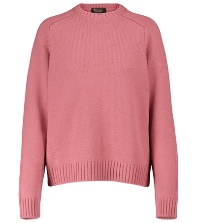 Loro Piana Parksville Cashmere Knit Jumper In Pink