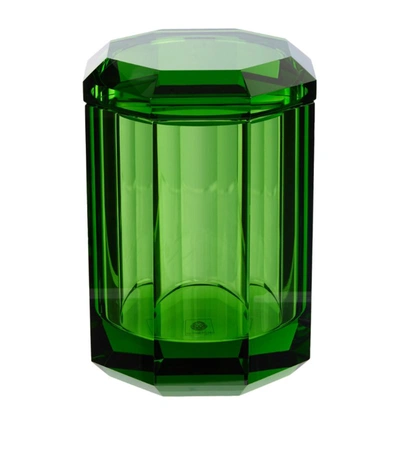 Decor Walther Kristall Glass Storage Jar In Green