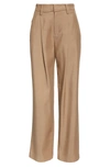 Vince Wide Leg Trousers In Myrrh