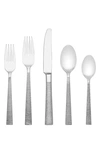 Kate Spade Wickford 5-piece Plate Setting In Stainless Steel