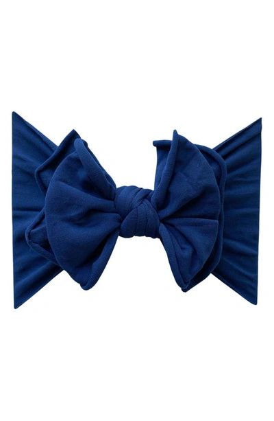 Baby Bling Babies' Fab-bow-lous Headband In Navy