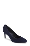 Calvin Klein Callia Pump In Navy Suede