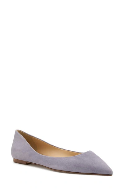 Botkier Annika Pointed Toe Flat In Haze Suede