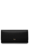 Mulberry Leather Continental Wallet In Black