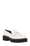 Calvin Klein Suzie Penny Loafer In White