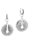 JOHN HARDY CLASSIC CHAIN RADIAL DROP EARRINGS,EB900557