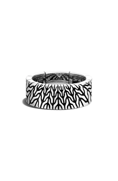 John Hardy Classic Chain Radial Band Ring In Silver