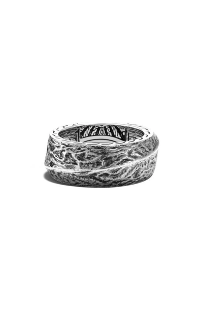 John Hardy Classic Chain Reclaimed Band Ring In Silver