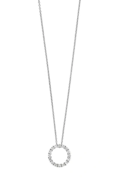 Bony Levy Liora Diamond Circle Pendant Necklace In 18k White Gold