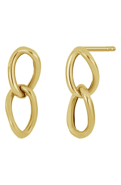 Bony Levy 14k Gold Double Link Drop Earrings In 14k Yellow Gold