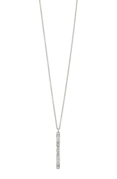 Bony Levy Maya Bar Pendant Necklace In 18k White Gold