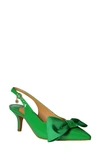 J. Reneé J.renée Devika Slingback Pointed Toe Pump In Green