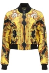 MOSCHINO MOSCHINO TEDDY SCARF PRINTED BOMBER JACKET