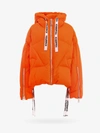 Khrisjoy Cropped Feather-down Puffer Jacket In Orange