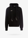 Ambush Cotton Sweatshirt With Multi Drawstring In Black