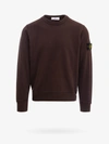 Stone Island Sweatshirt In Brown