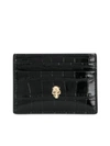 ALEXANDER MCQUEEN CARD HOLDER WITH APPLICATIONS