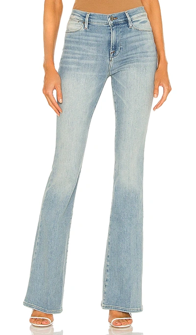 Frame Le High Waist Flare Jeans In Alemany Road