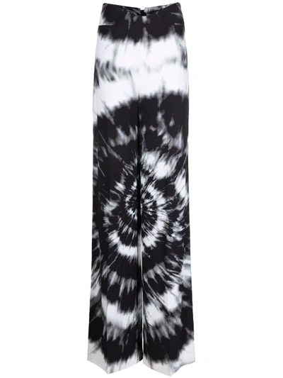 Philipp Plein Cady Tie-dye Trousers In Black