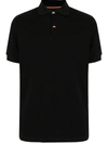 Paul Smith Mens Black Rainbow Button Short-sleeve Cotton-piqué Polo Shirt Xl