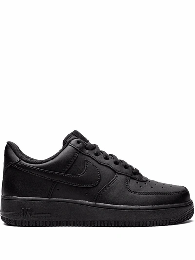 NIKE AIR FORCE 1 LOW '07 "TRIPLE BLACK" SNEAKERS