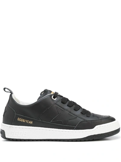 Golden Goose Yeah! Leather Upper And Star Sneakers In Black