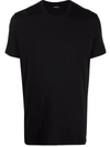 Tom Ford Black Stretch Cotton Crew Neck T-shirt In Black