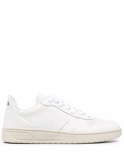 Veja V-10 Low-top Sneakers In Extra White