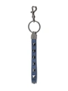 VALENTINO GARAVANI ROCKSTUD LEATHER KEYRING