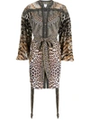 Camilla Call Of The Cathedral Silk Dress In 褐色