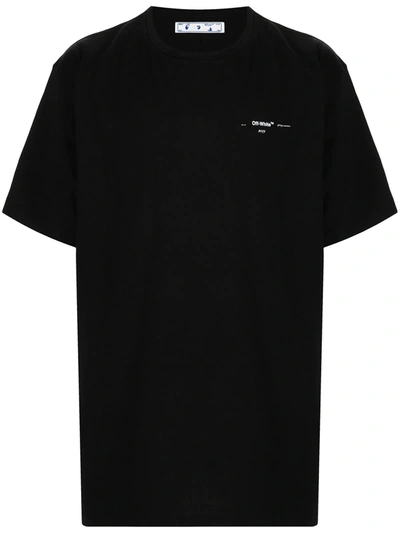 Off-white Arrows Print T-shirt In 黑色