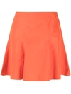 Valentino High-waisted Mini Skirt In Red
