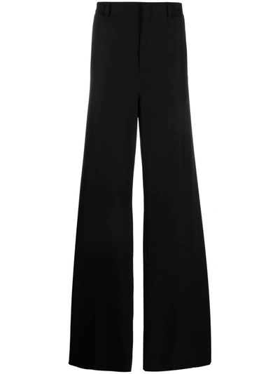 Lanvin Black Wool Cargo Trousers