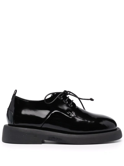 Marsèll Marsell 'zucca Media' Leather Derby Shoes In Black